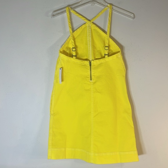 Anthropologie Yellow Halter Mini Dress - Picture 10 of 13